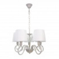 Distribuidor - Lâmpadas Diversas | Lâmpadas Clássicas | LAMPARA AMSTERDAM 5XE14 BLANCO/ORO REGX45X45 CM Ref: 155155075